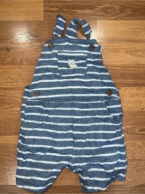 Striped Baby Overalls READ DESCRIPTION